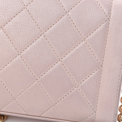 Chanel Grained Calfskin Quilted Small Label Click Flap Bag Pink 11 of 16