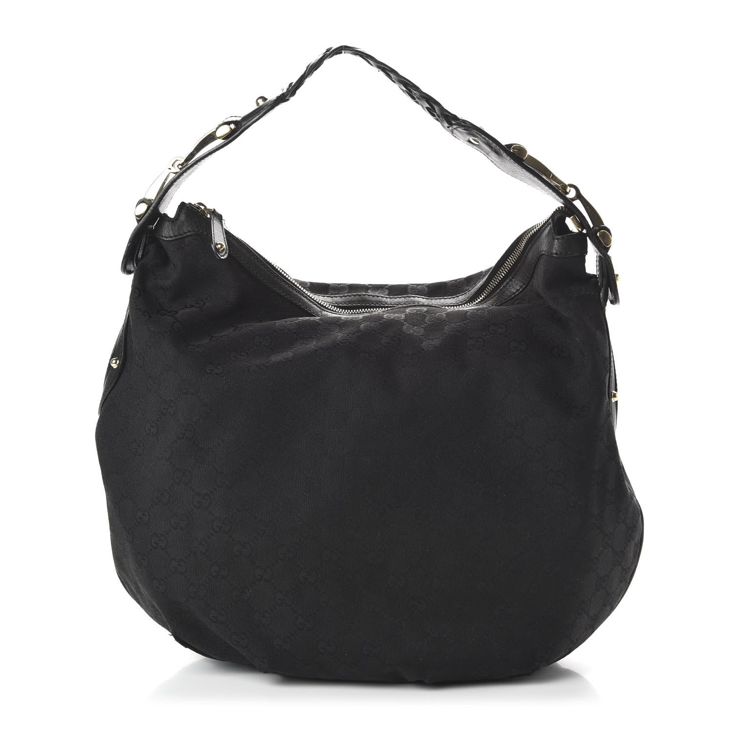 Gucci Monogram Medium Pelham Hobo Black 1 of 10