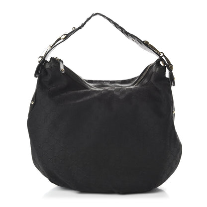 Gucci Monogram Medium Pelham Hobo Black 1 of 10
