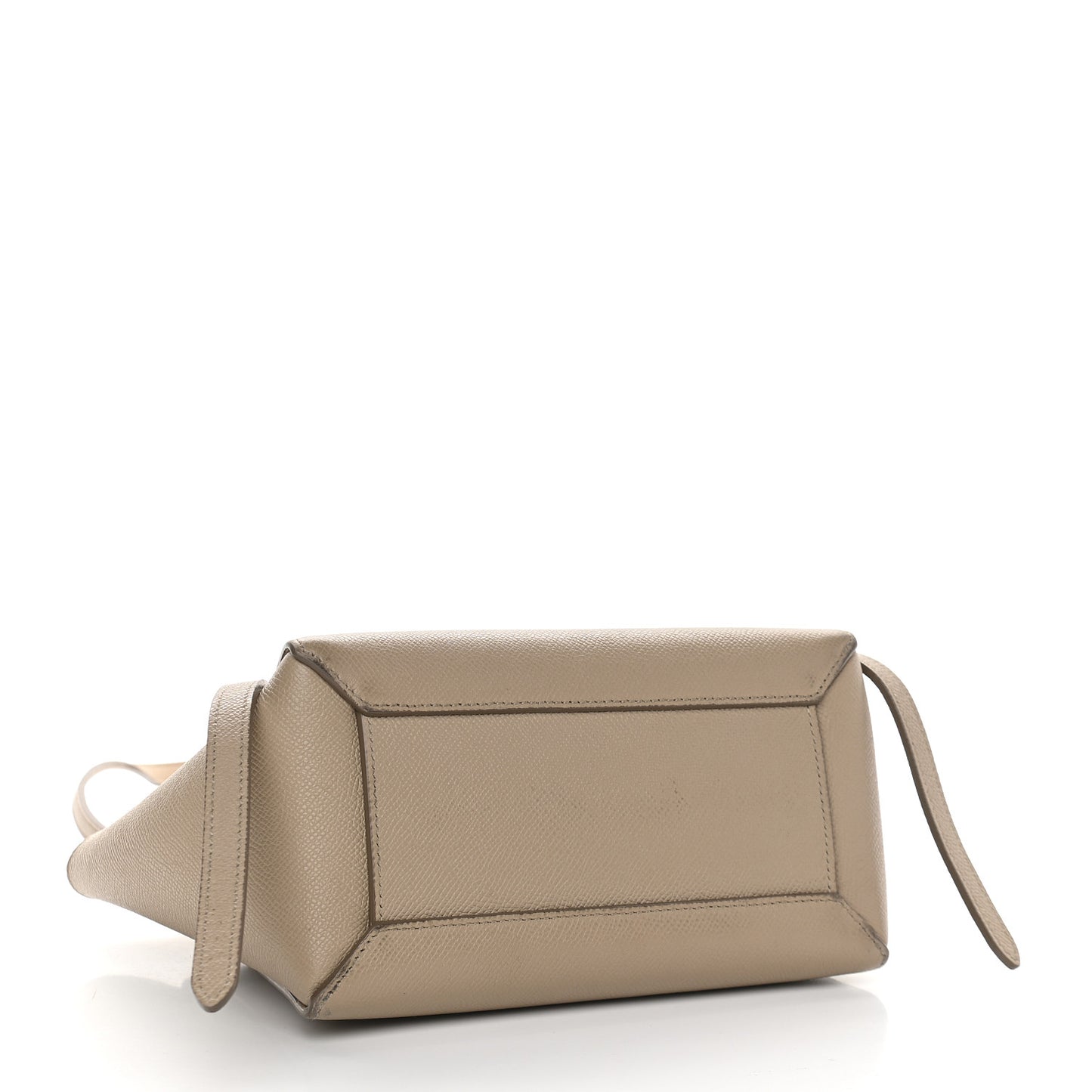 Grained Calfskin Nano Belt Bag Light Taupe