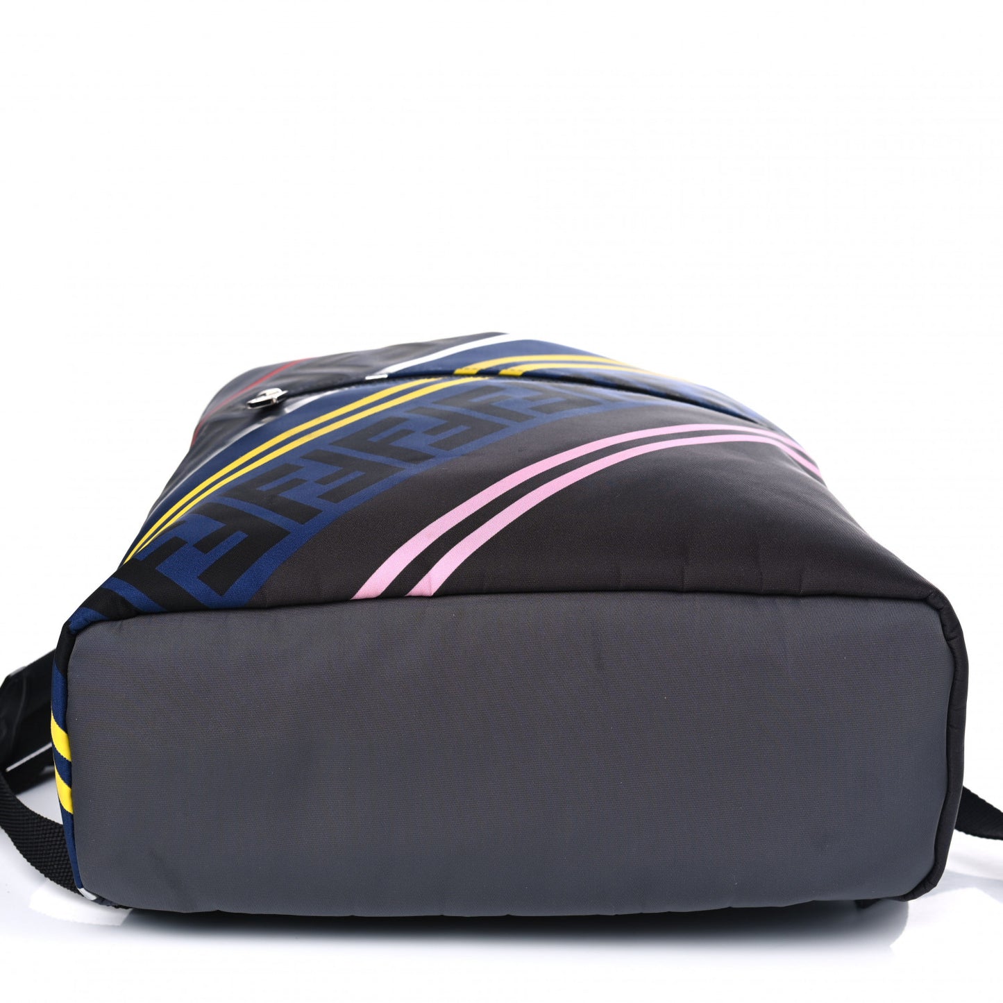 Canvas FF Diagonal Cross Strap Backpack Navy Multicolor