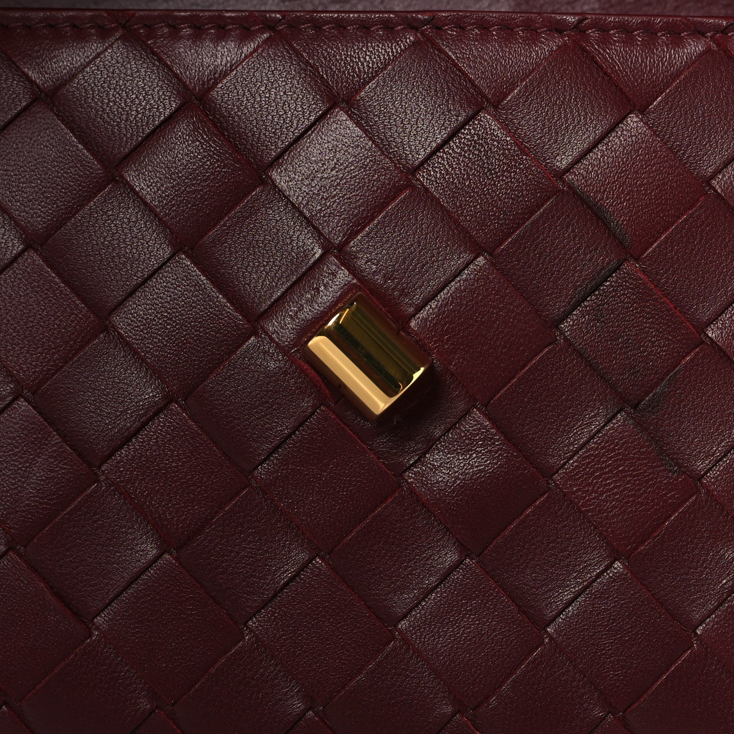 Bottega Veneta Nappa Intrecciato Long Andiamo Top Handle Clutch Barolo 10 of 11