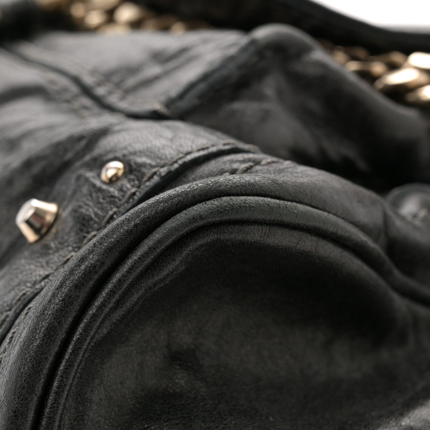 Calfskin Medium Paddington Capsule Satchel Bleu