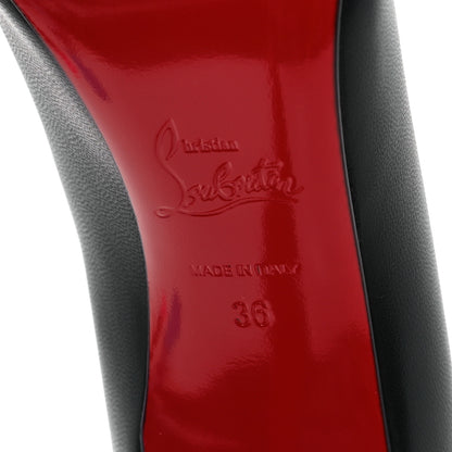 Christian Louboutin Shiny Nappa Kate 100 Pumps 36 Black 7 of 10
