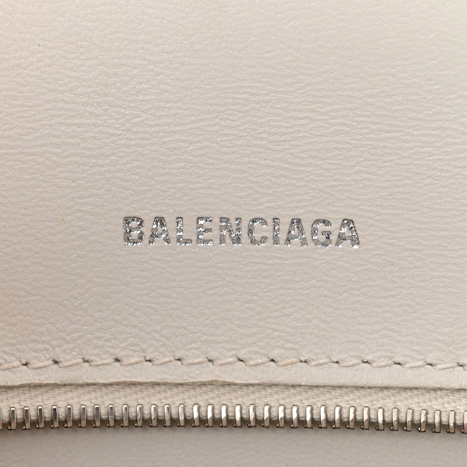 Balenciaga Shiny Box Calfskin Tonal B Small Hourglass Top Handle Bag White 6 of 18