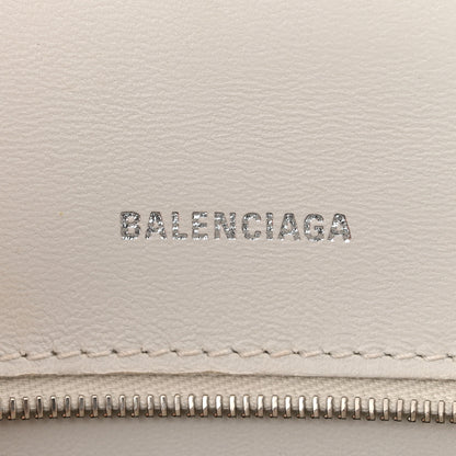 Balenciaga Shiny Box Calfskin Tonal B Small Hourglass Top Handle Bag White 6 of 18