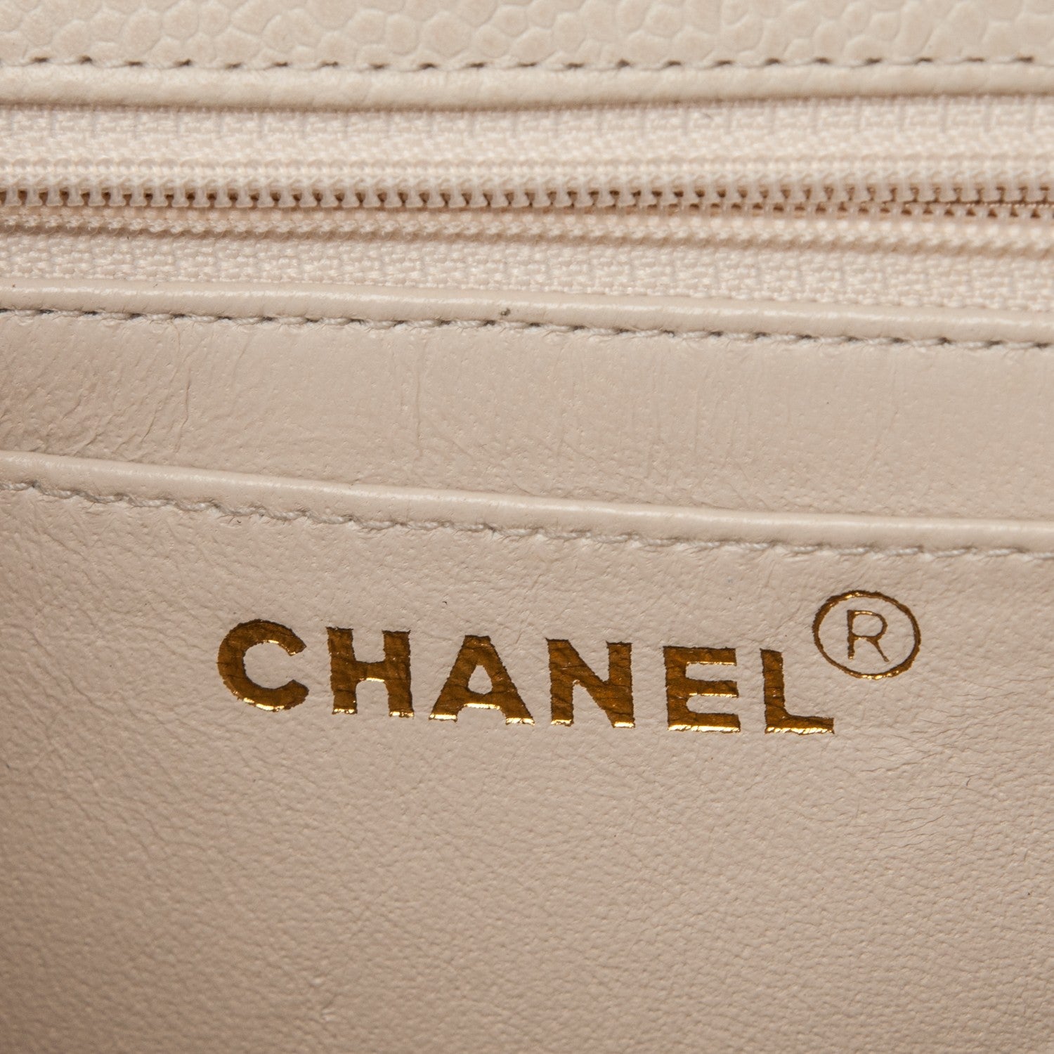 Chanel Caviar Quilted Small Single Flap White 7 of 9