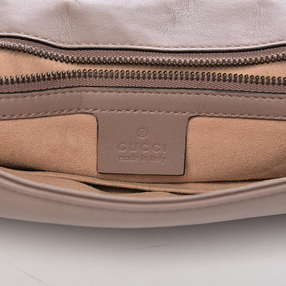 Gucci Calfskin Matelasse Medium GG Marmont Shoulder Bag Porcelain Rose 6 of 12