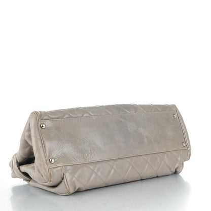 Chanel Glazed Calfskin Small New Portobello Grey 4 of 9