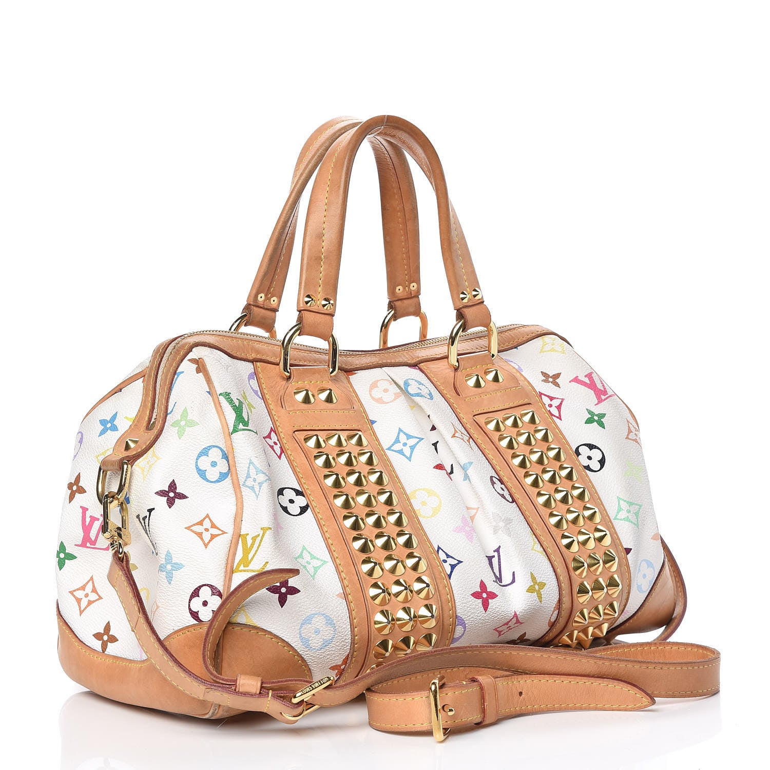 Louis Vuitton Monogram Multicolor Courtney MM White 3 of 20