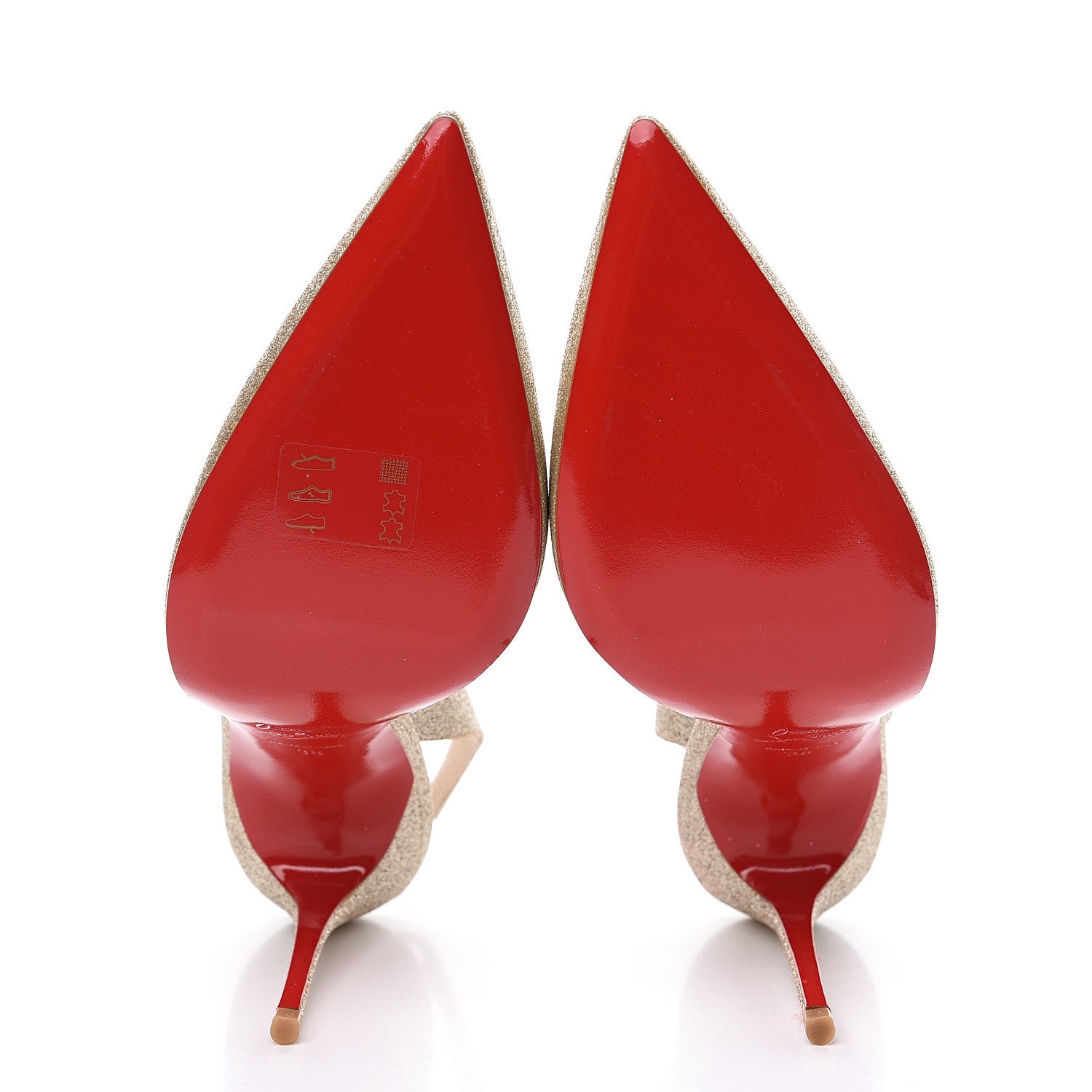 Christian Louboutin Glitter Ever 100 Pumps 38 Platine 5 of 12