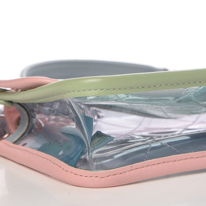 Chanel Lambskin PVC Quilted Mini Coco Splash Flap Blue Green 9 of 10