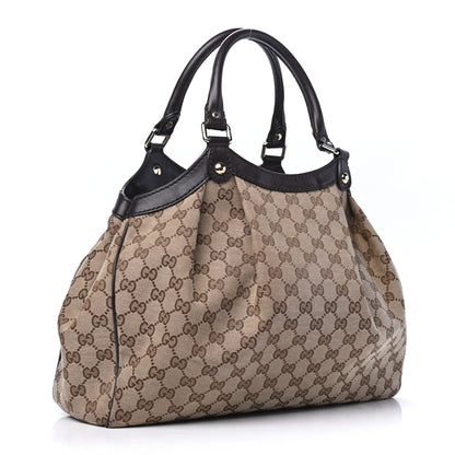 Gucci Monogram Medium Sukey Tote Dark Brown 2 of 7