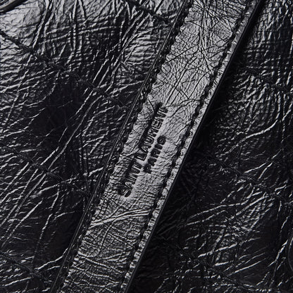 Saint Laurent Crinkled Calfskin Matelasse Monogram Niki Chain Wallet Black 7 of 11