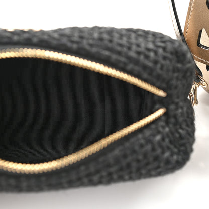 Chanel Metallic Lambskin Small Sea Through Flap Gold Black 7 of 11