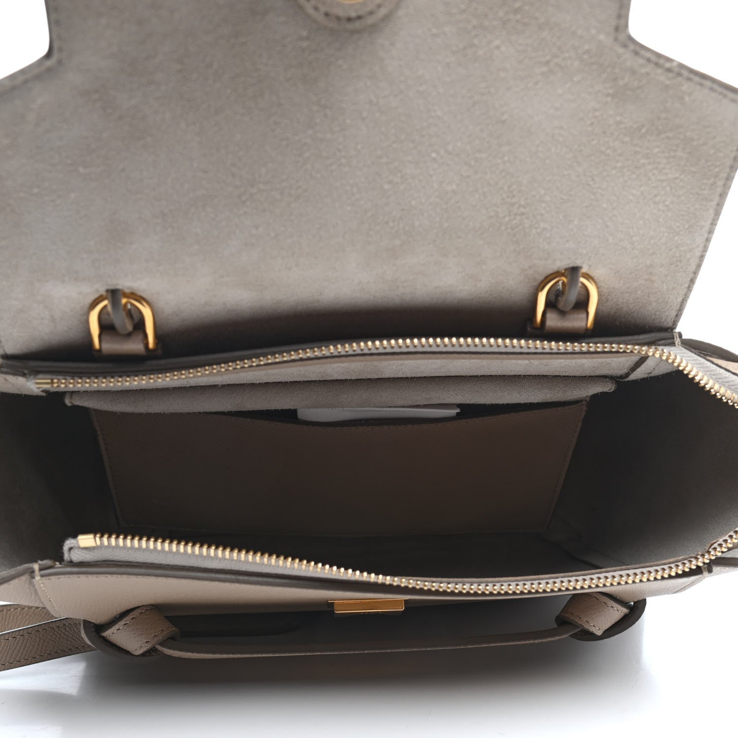 Celine Grained Calfskin Micro Belt Bag Light Taupe 4 of 4