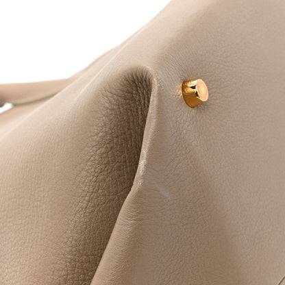 Khaite Pebbled Calfskin Medium Amelia Tote Taupe 10 of 13
