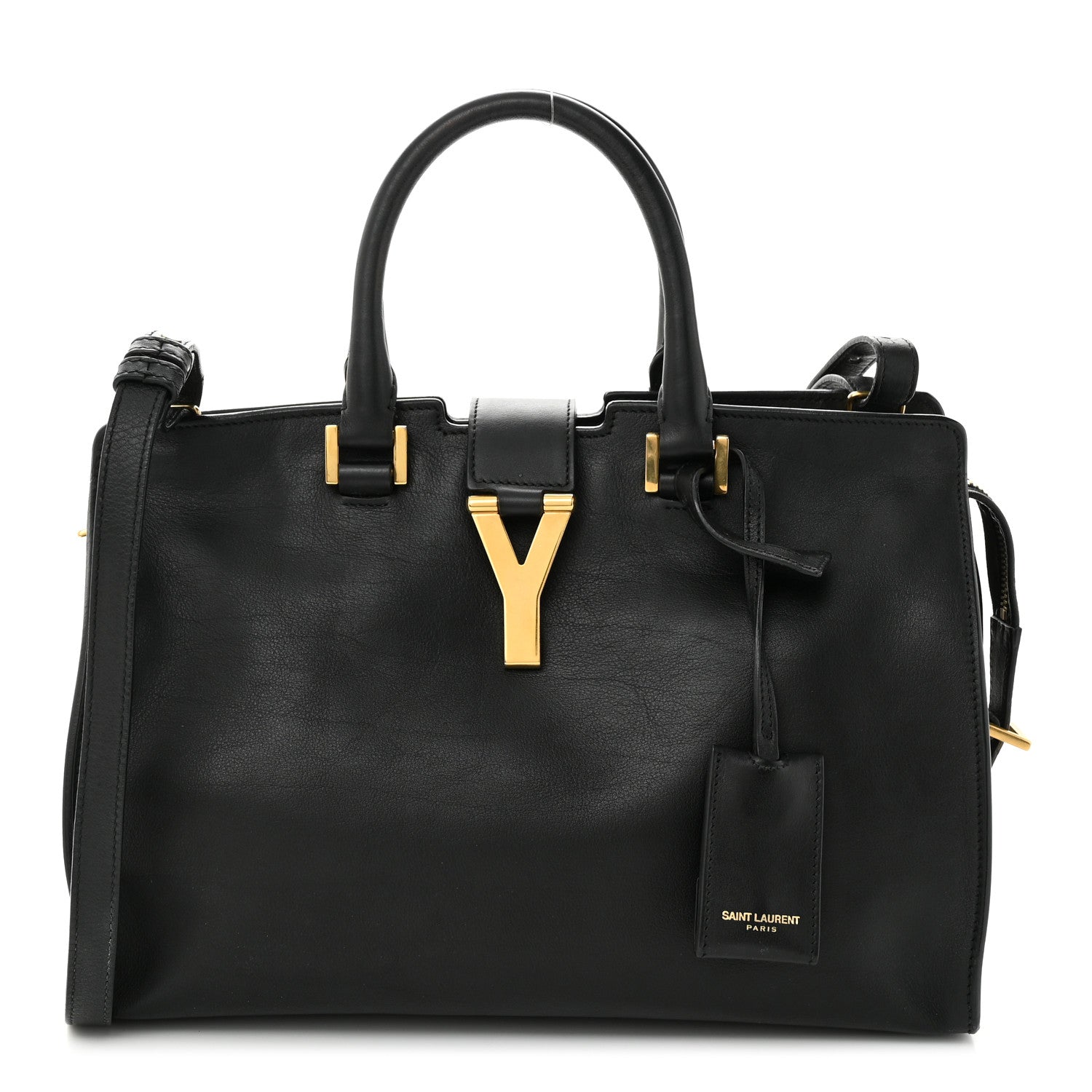 Saint Laurent Calfskin Small Classic Y Cabas Black 1 of 12