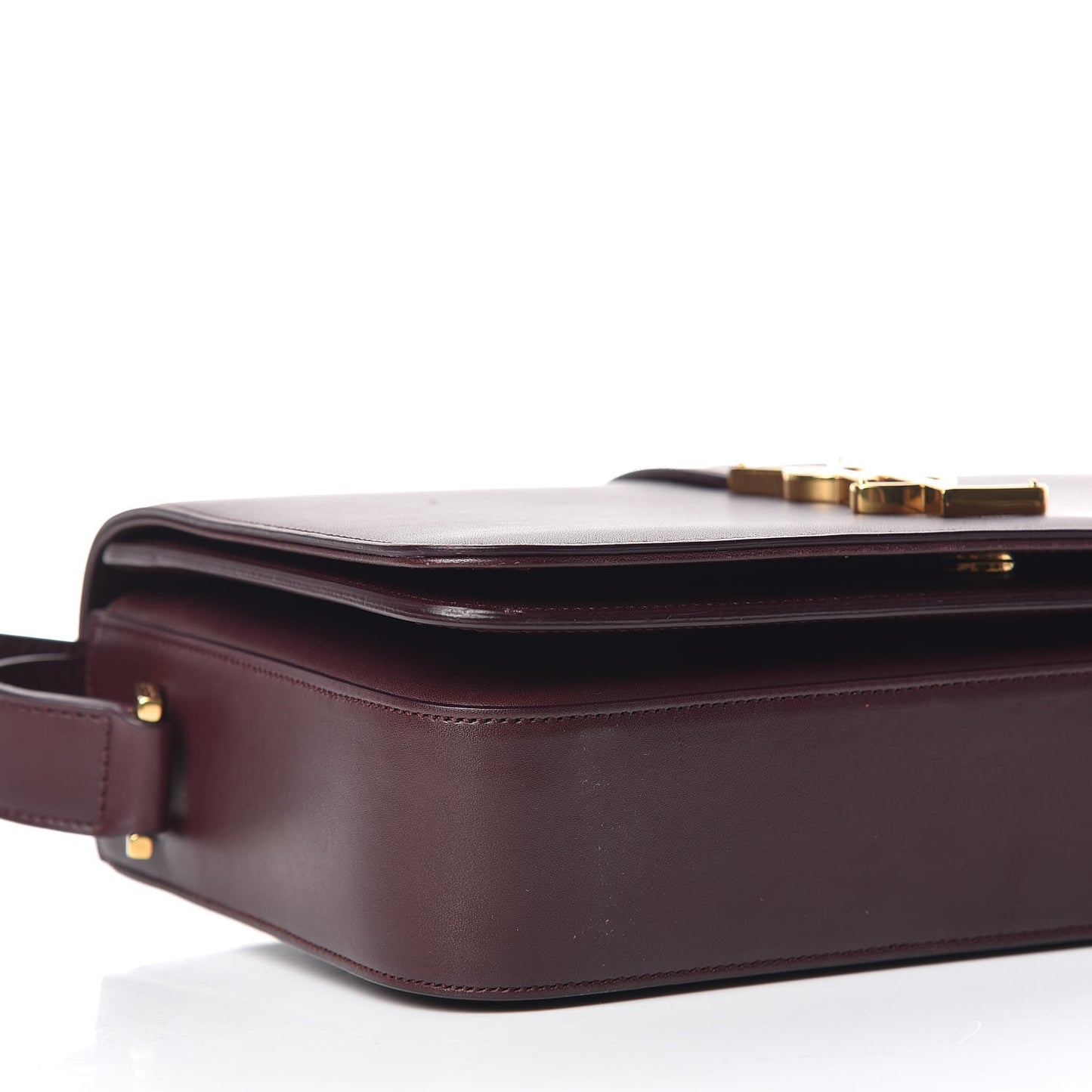 Smooth Calfskin Medium Classic Monogram Universite Bag Dark Red