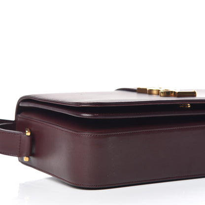 Saint Laurent Smooth Calfskin Medium Classic Monogram Universite Bag Dark Red 5 of 12