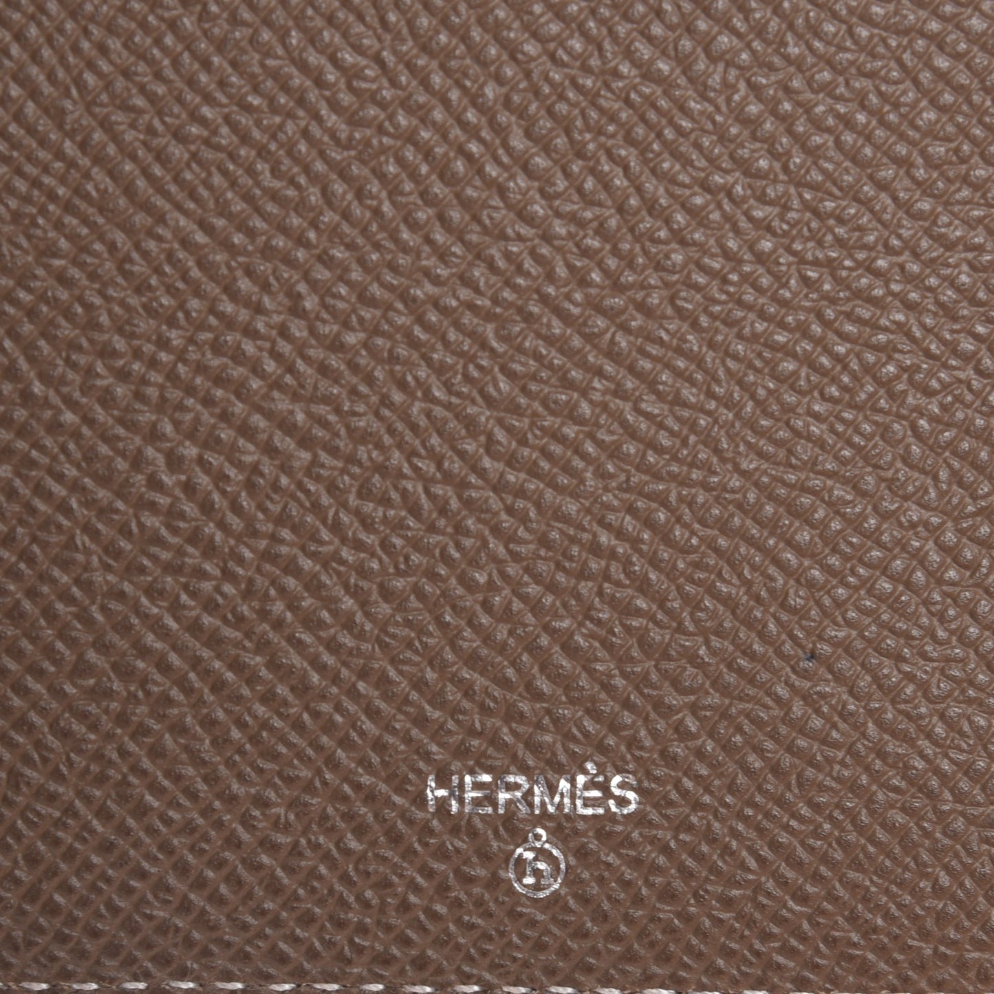 Epsom Petit H Shooting Star Passport Holder Bleu Paon Etoupe
