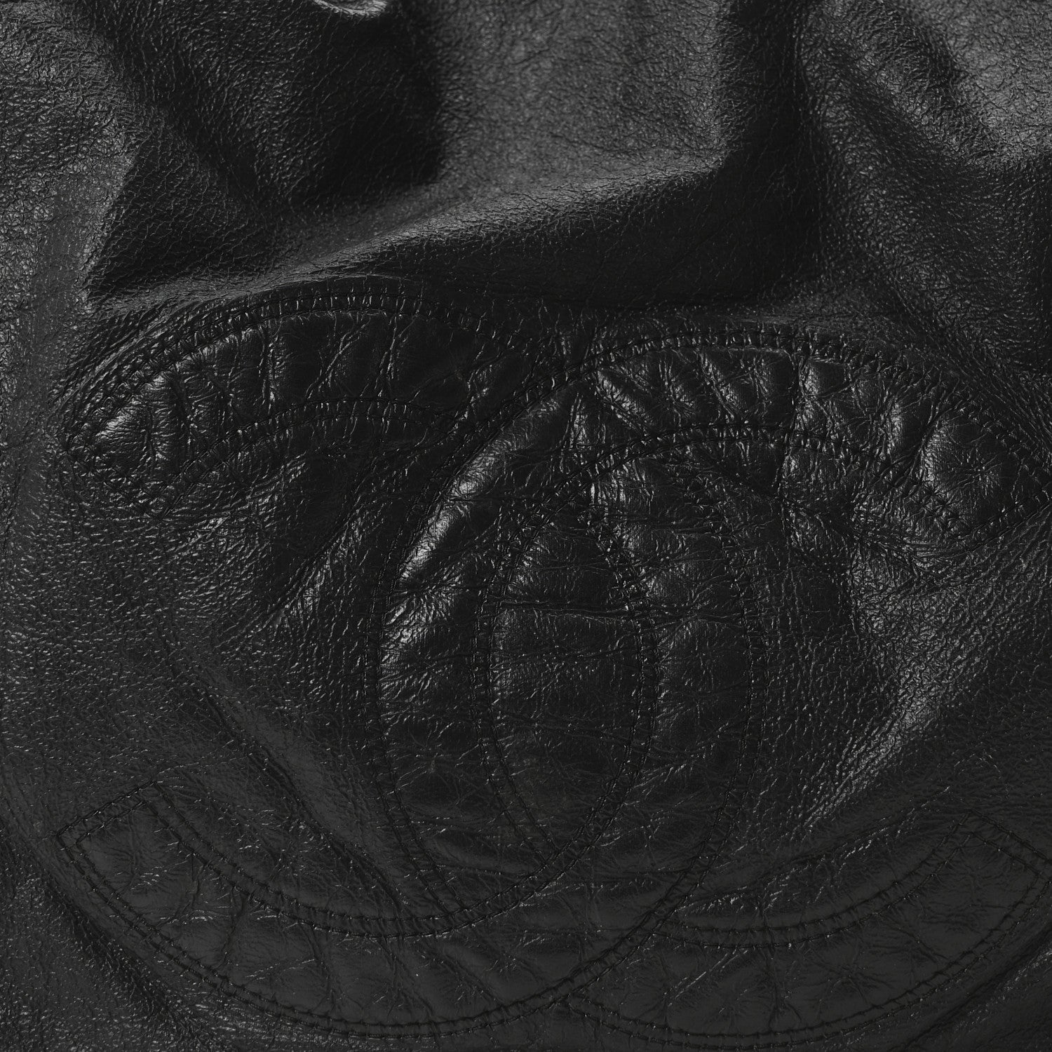 Chanel Vinyl XL Rock and Chain Flap Black 7 of 9