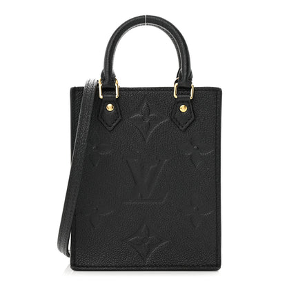 Louis Vuitton Empreinte Monogram Giant Petit Sac Plat Black 1 of 9