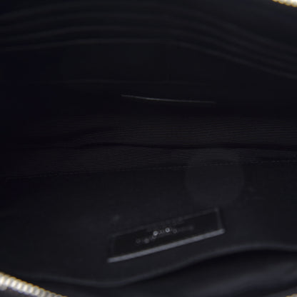Saint Laurent Calfskin Matelasse Monogram Cassandre Tablet Pouch Black 5 of 10