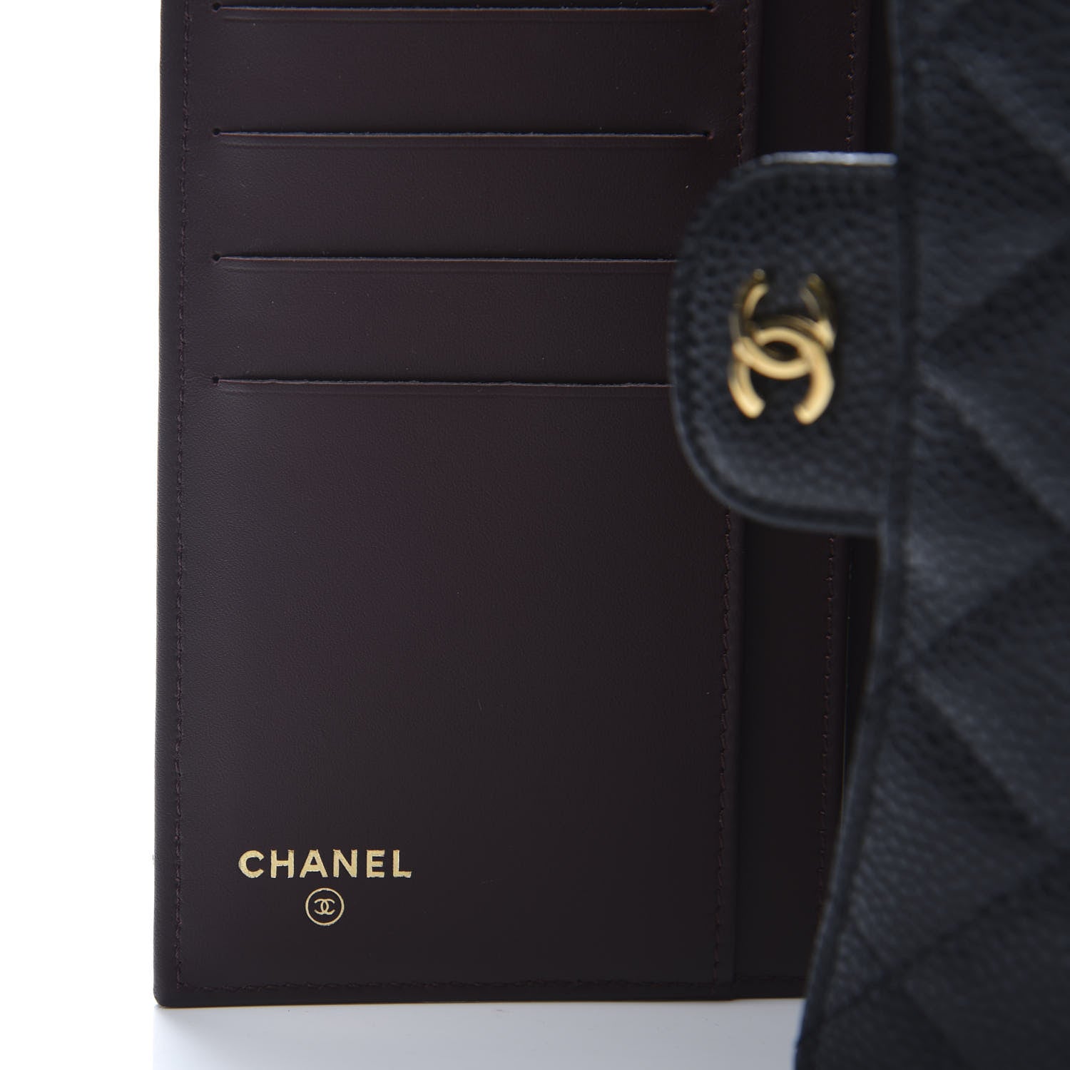 Chanel Caviar Quilted Large Flap Wallet Black 6 of 11