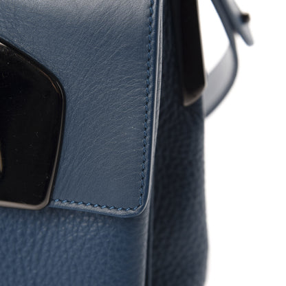 Christian Louboutin Grained Calfskin Passage Messenger Blue 11 of 14