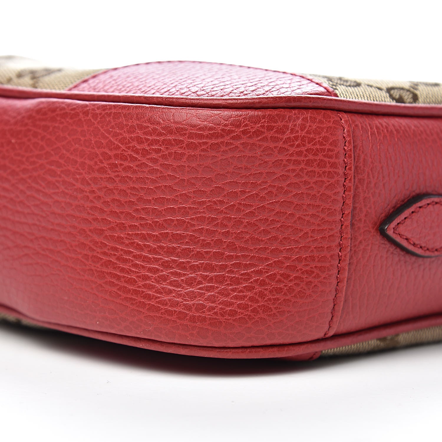 Gucci Monogram Mini Bree Messenger Bag Red 10 of 11