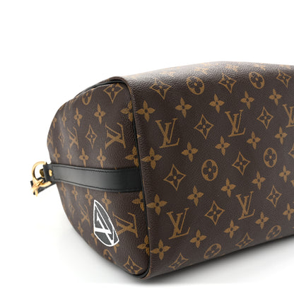 Louis Vuitton Monogram My World Tour Speedy Bandouliere 30 Black 8 of 9