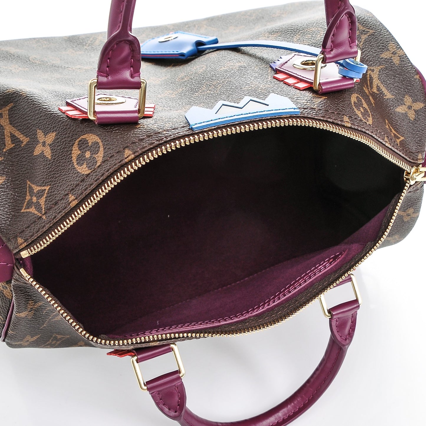 Monogram Totem Speedy 30 Magenta