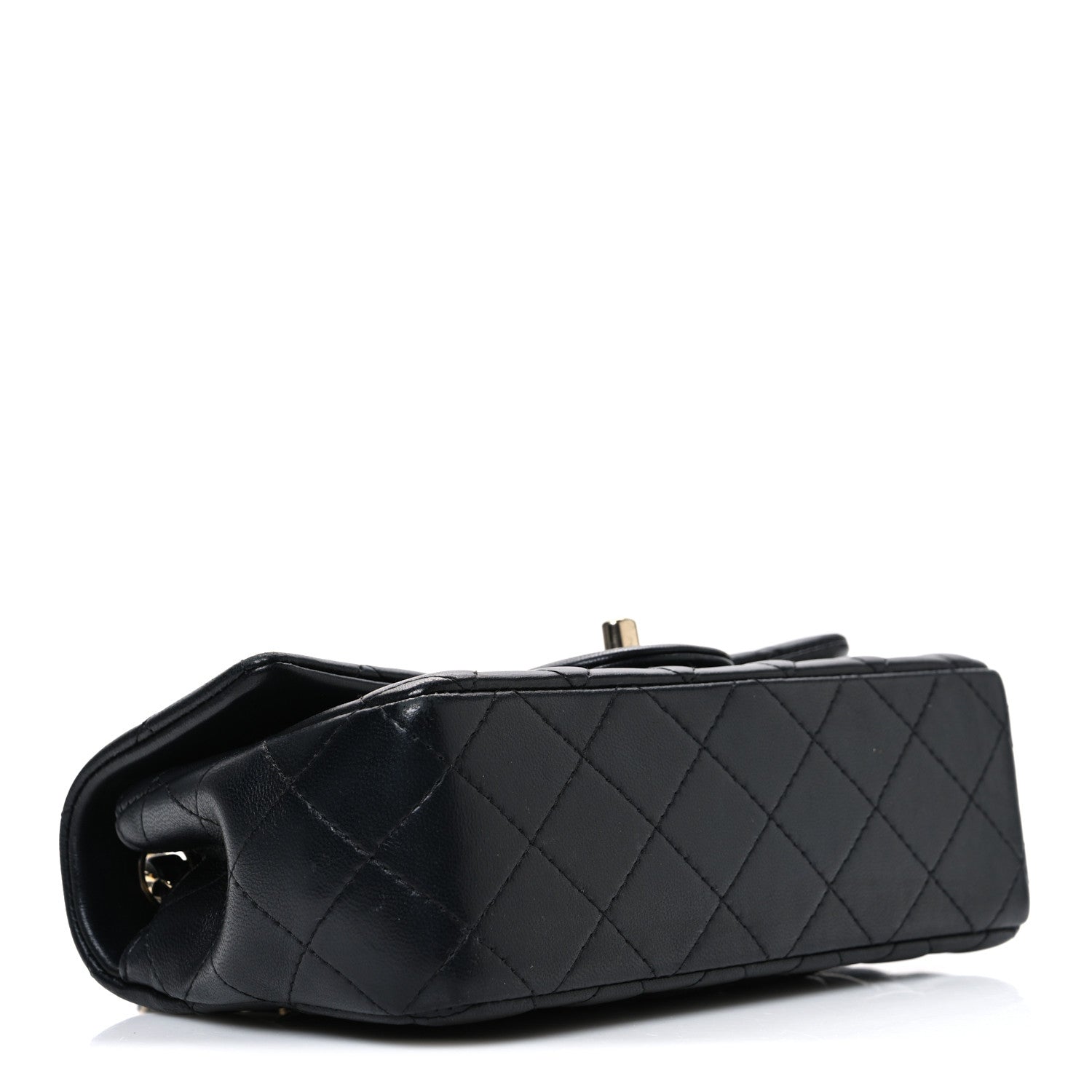 Chanel Lambskin Quilted Mini Rectangular Flap Black 4 of 10