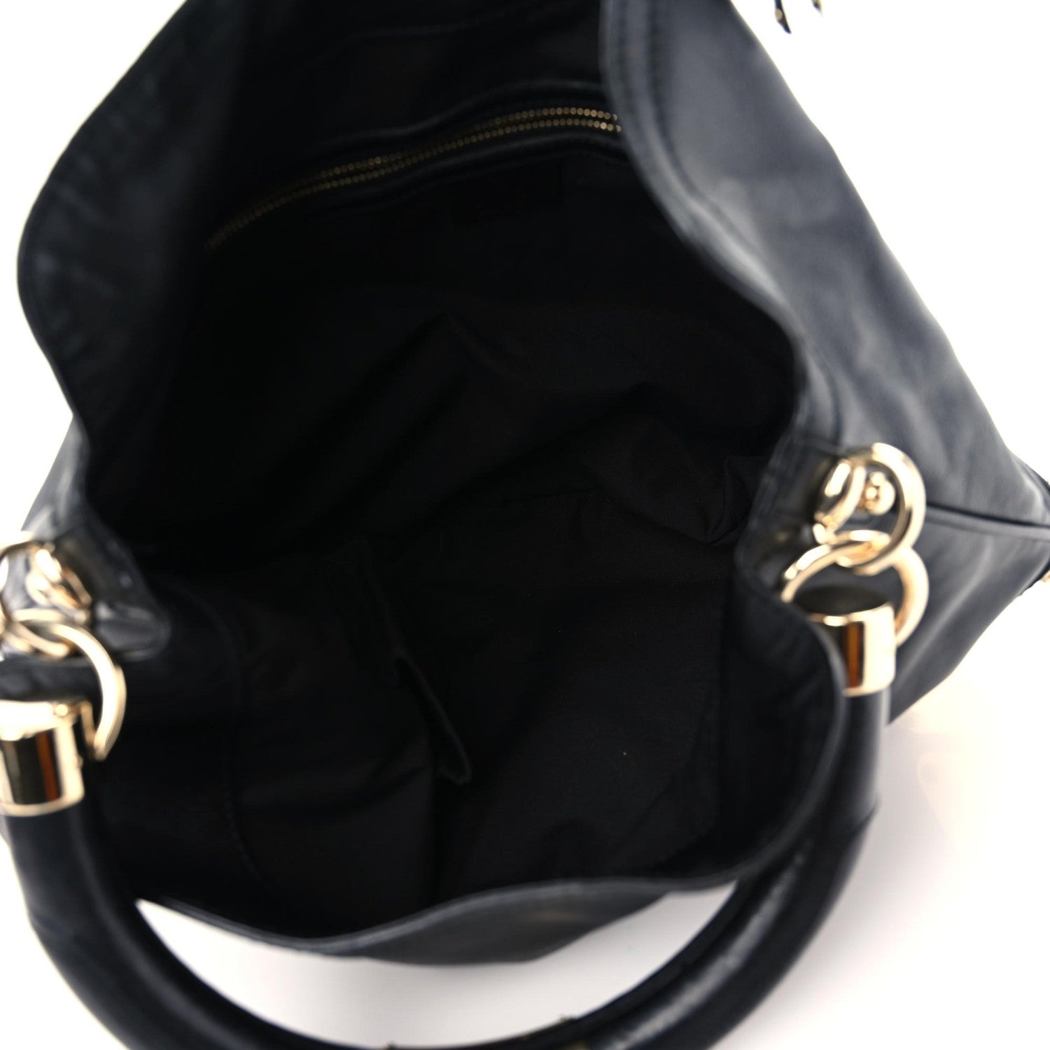 Gucci Monogram Medium Indy Top Handle Hobo Black 5 of 11