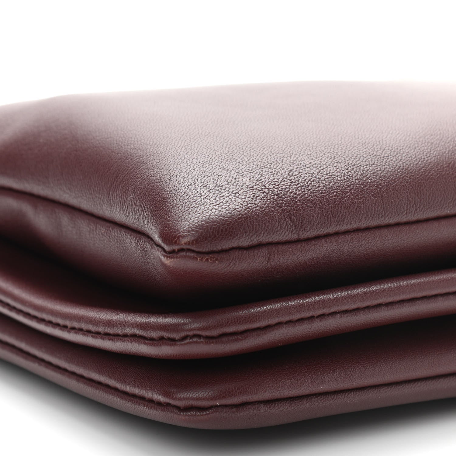 Celine Smooth Lambskin Small Trio Crossbody Bag Burgundy 11 of 14
