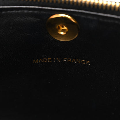 Chanel Patent Quilted Top Handle Vanity Case Black 7 of 11
