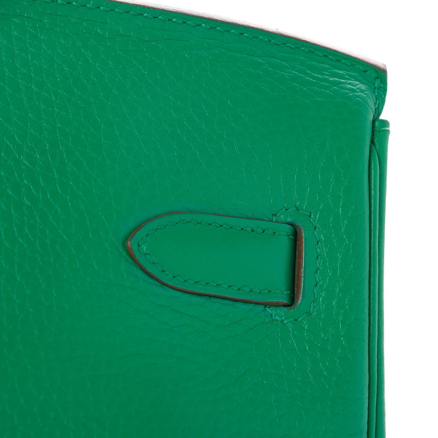 Hermes Taurillon Clemence Birkin 35 Menthe 17 of 36