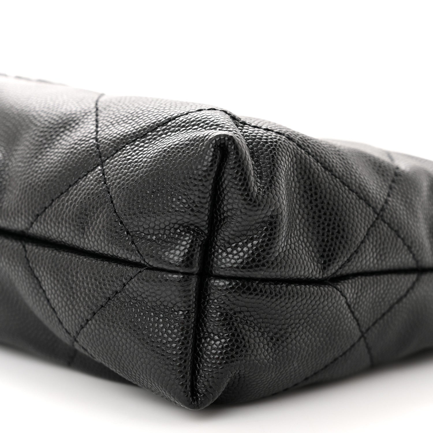 Chanel Shiny Caviar Quilted Monochrome Mini Chanel 22 Black 10 of 10