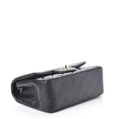 Chanel Lambskin Quilted Mini Rectangular Flap Black 4 of 10