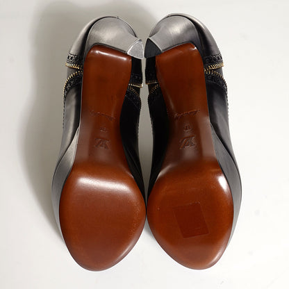Louis Vuitton Calfskin Tomboy Platform Pumps 7 Black 5 of 7