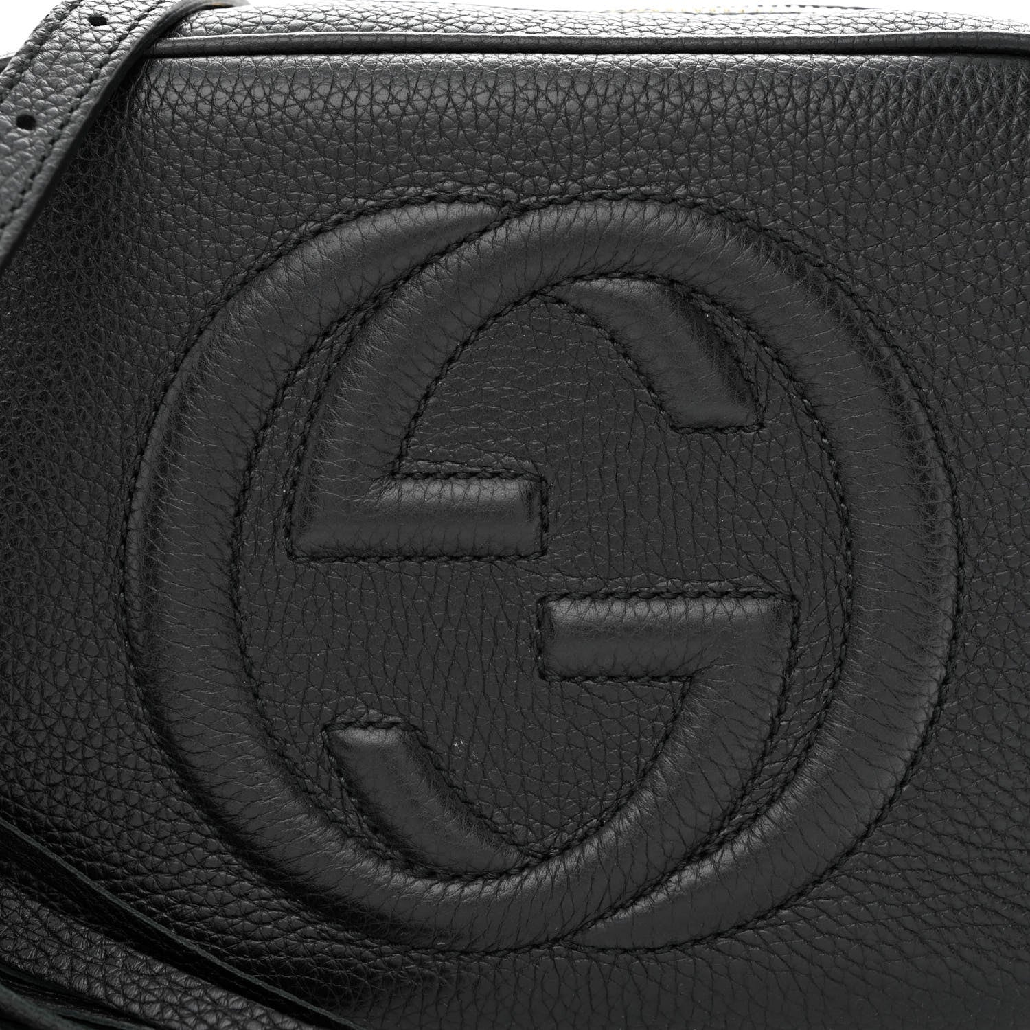 Gucci Pebbled Calfskin Small Soho Disco Bag Black 8 of 10