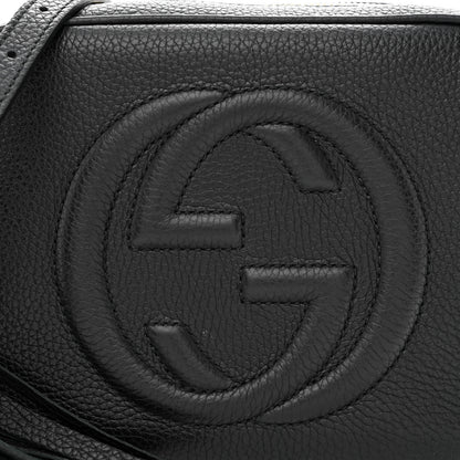 Gucci Pebbled Calfskin Small Soho Disco Bag Black 8 of 10