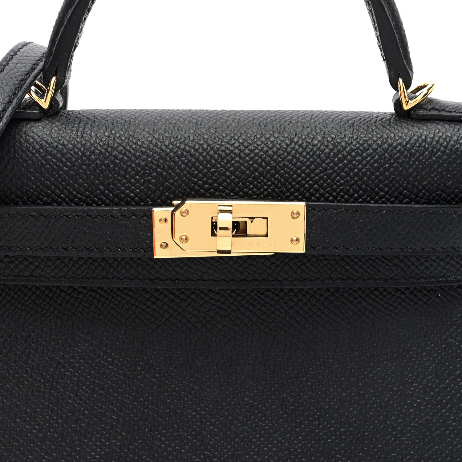 Hermes Epsom Mini Kelly Sellier 20 Black 8 of 11