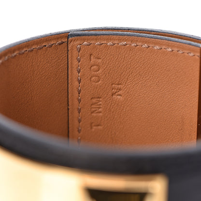 Hermes Matte Alligator Collier De Chien CDC Bracelet S Black 6 of 7