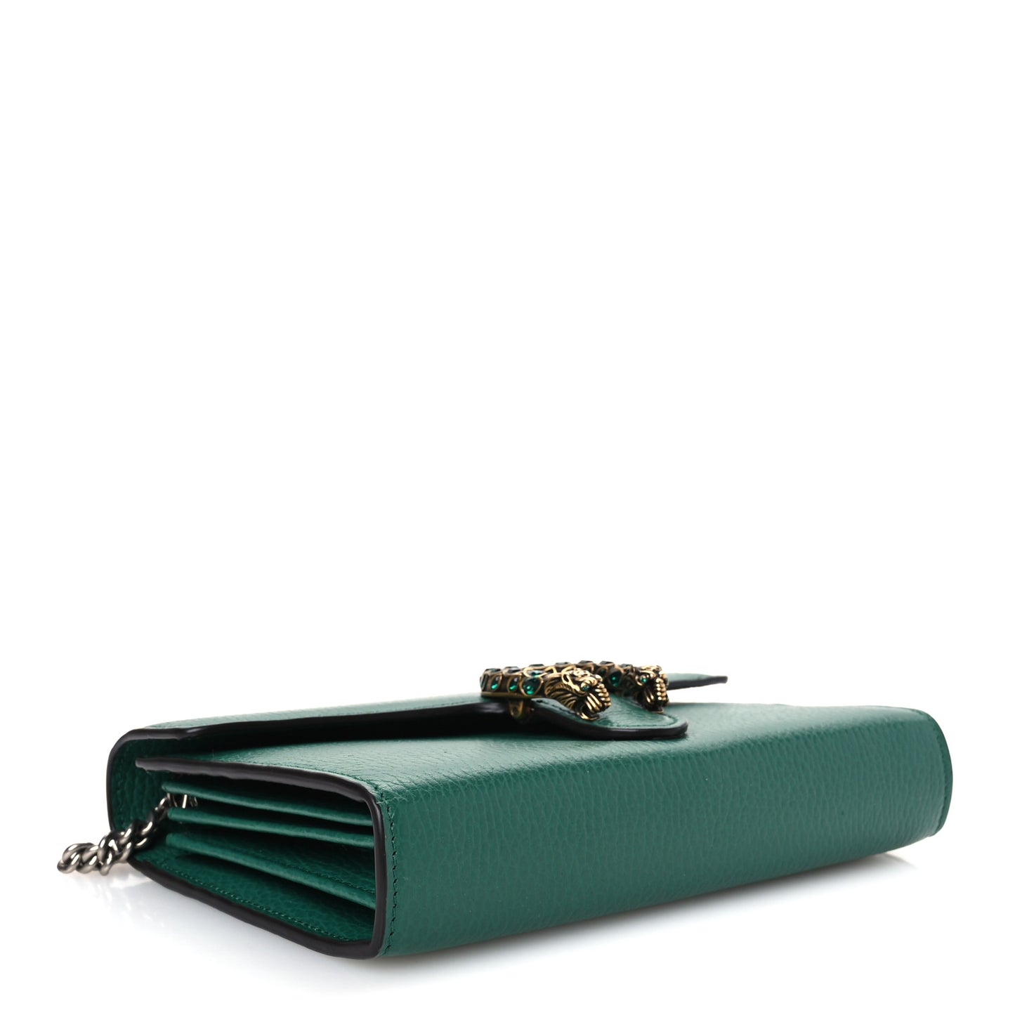 Calfskin Mini Dionysus Chain Wallet Emerald