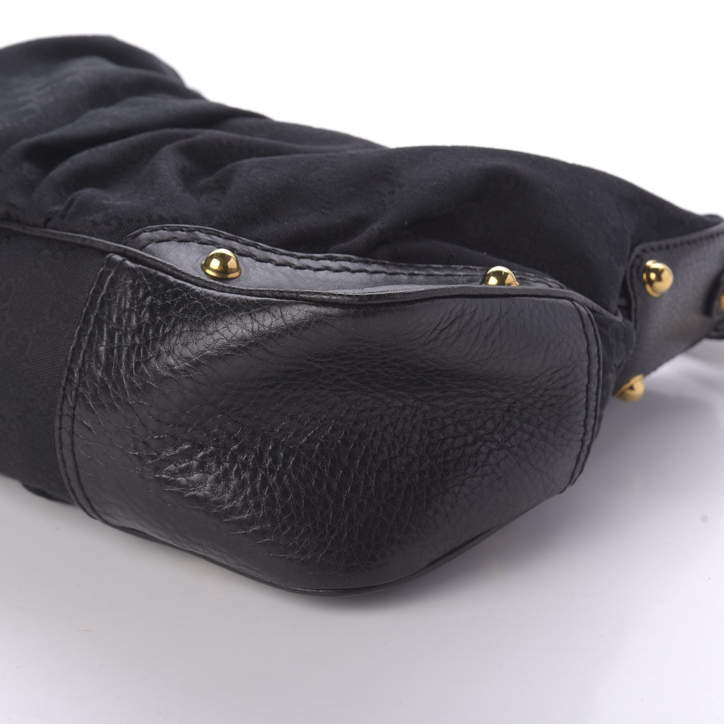 Monogram Medium Jockey Hobo Black