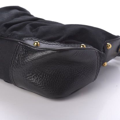 Gucci Monogram Medium Jockey Hobo Black 7 of 10