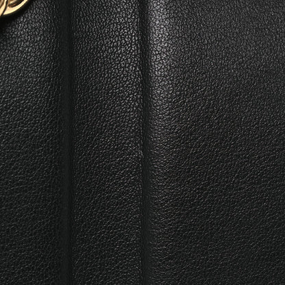 Salvatore Ferragamo Calfskin Quilted Medium New Gancini Shoulder Bag Black 13 of 13