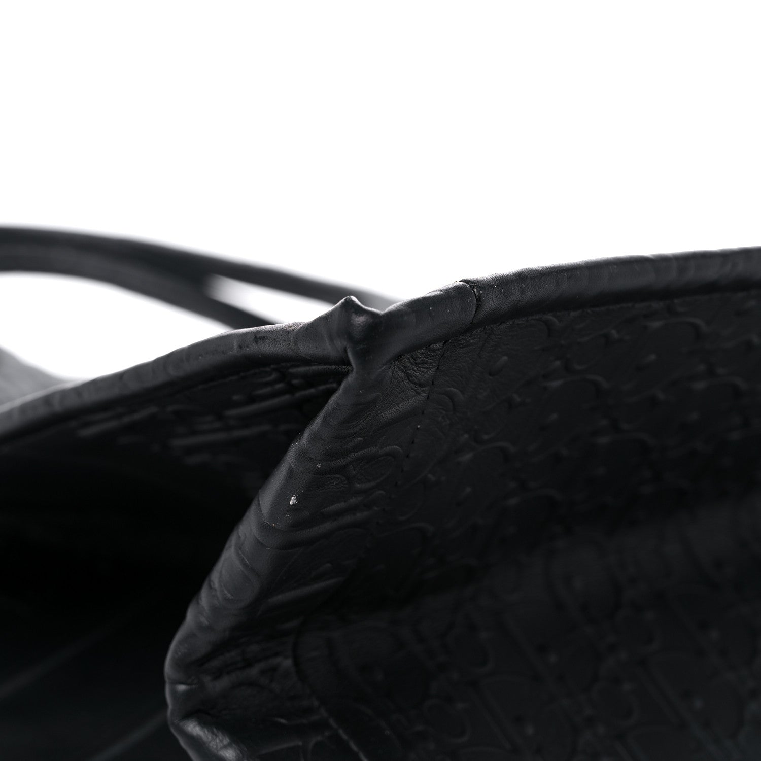 Christian Dior Oblique Calfskin Embossed Large Book Tote Black 7 of 14